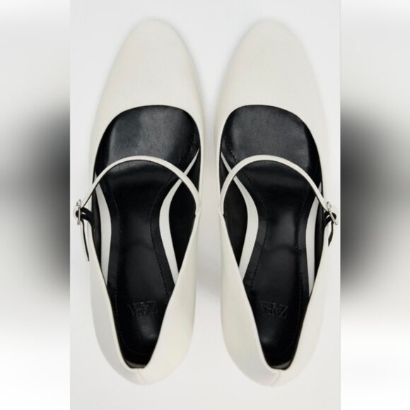 ZARA CURVED HEEL PUMP - Picture 5 of 5